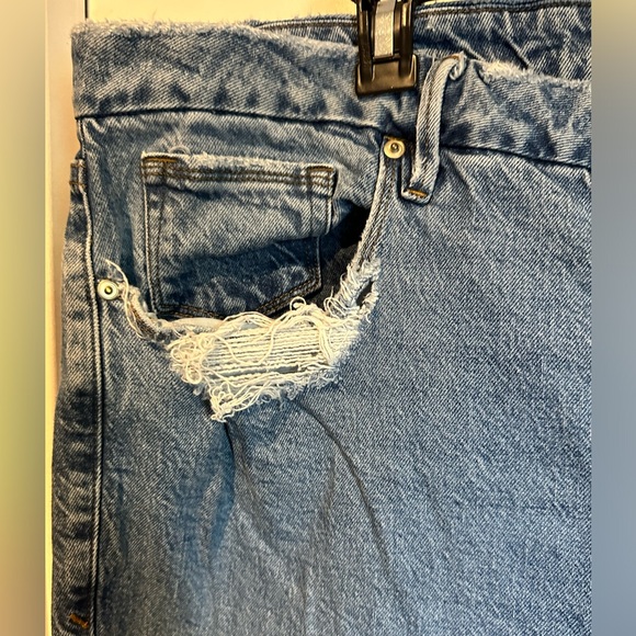 GOOD AMERICAN Women's Blue Jeans Size 24 - Picture 6 of 8